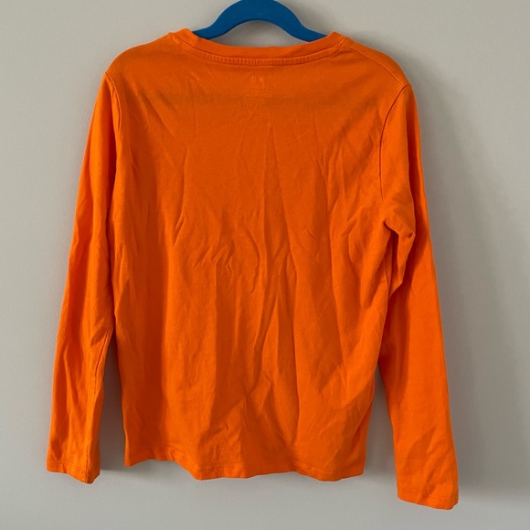 H&M Basic Kids Organic Cotton Long-Sleeve T-Shirt - Orange - Picture 4 of 5